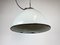 Industrial White Grey Enamel Factory Hanging Lamp with Cast Iron Top, 1960s, Image 5