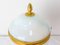 Mid-Century French Opaline & Brass Pedestal Candy or Sweet Box 3