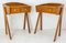 French Oak Nightstands, 1950s, Set of 2, Image 3