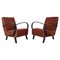 Bentwood Armchairs by Jindrich Halabala for Up Závody, 1950s, Set of 2 1