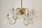 Mid-Century Glass Chandelier, 1970s 5