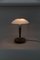 Lampada da tavolo Art Déco in legno e vetro, anni '30, Immagine 5