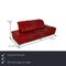 Model 1510 Two Seater Sofa in Red Leather from Himolla 2