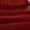 Model 1510 Two Seater Sofa in Red Leather from Himolla 4