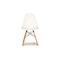 White Plastic & Wood DSR Side Chair by Eames for Vitra 7