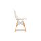 Weißer DSR Beistellstuhl aus Kunststoff & Holz von Eames für Vitra 8