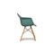 Turquoise Plastic & Wood DAW Armchair by Eames for Vitra, Image 8