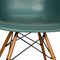 Turquoise Plastic & Wood DAW Armchair by Eames for Vitra 3