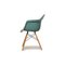 Fauteuil DAW en Plastique et Bois Turquoise par Eames pour Vitra 10