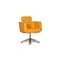 21-6091 Conference Armchair in Yellow Leather from Stoll Giroflex 1