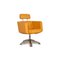 21-6091 Conference Armchair in Yellow Leather from Stoll Giroflex, Image 3