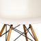 Poltrona DAW in plastica bianca e legno di Eames per Vitra, Immagine 3