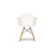 Poltrona DAW in plastica bianca e legno di Eames per Vitra, Immagine 6
