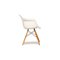 White Plastic & Wood DAW Armchair by Eames for Vitra 7