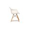 White Plastic & Wood DAW Armchair by Eames for Vitra, Image 7
