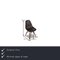 Grauer DSR Beistellstuhl aus Kunststoff & Holz von Eames für Vitra 2