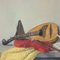Adriano Gajoni, Still Life with Musical Instruments, 20th Century, Oil on Hardboard 3