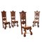 Chairs with Neo-Renaissance Backrests, Set of 4 1