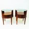 Mahogany Bedside Tables by Axel Larsson for Bodafors, Sweden, 1940s, Set of 2 5