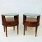 Mahogany Bedside Tables by Axel Larsson for Bodafors, Sweden, 1940s, Set of 2 7
