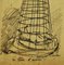 Luigi Bartolini, La Torre d'Avorio, Original China Ink Drawing, 1940s 2
