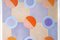 Natalia Roman, Large Diptych, Pastel Tones of Cool Futurist Checkered Pattern, Orange, Violet 2022 7