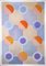 Natalia Roman, Large Diptych, Pastel Tones of Cool Futurist Checkered Pattern, Orange, Violet 2022 4