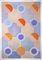 Natalia Roman, Large Diptych, Pastel Tones of Cool Futurist Checkered Pattern, Orange, Violet 2022, Image 4
