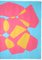 Ryan Rivadeneyra, Turquoise, Pink and Yellow Beach Glass Gems Diptych, 2021, Acrylic on Watercolor Paper, Image 6