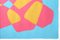 Ryan Rivadeneyra, Turquoise, Pink and Yellow Beach Glass Gems Diptych, 2021, Acrylic on Watercolor Paper 9