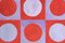 Natalia Roman, Royal Violet Checkers, Ruby Red Circles and Squares, 2022, Acrylic on Watercolor Paper 4