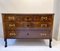 Walnut Biedermeier Chest of Drawers with Ebonized Wood and Brass Handles, 1820s, Image 12