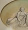 After Angelica Kauffman, scena del Grand Tour romano, fine XVIII secolo, acquarello, con cornice, Immagine 8
