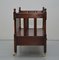 Victorian Mahogany Music Stand or Magazine Rack with Castors and Single Drawer 3