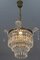 French Empire Crystal Glass and Brass Chandelier, 1930s 2
