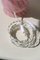 Vintage Murano Pink Swirl Mushroom Tischlampe 4
