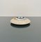 Travertine and Steel Round Ashtray by Marble Art, Italy, 1970s, Image 6