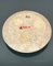 Travertine and Steel Round Ashtray by Marble Art, Italy, 1970s 8