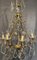 French Brass and Crystal Chandelier, Image 1