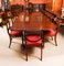 Tavolo da pranzo vintage di William Tillman con 16 sedie, set di 17, Immagine 2