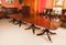 Vintage Dining Table by William Tillman & 16 Dining Chairs, Set of 17 5