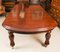 Vintage Victorian Revival Flame Mahogany Extending Dining Table 4