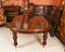 Vintage Victorian Revival Flame Mahogany Extending Dining Table 8