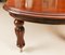 Vintage Victorian Revival Flame Mahogany Extending Dining Table 14