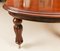 Vintage Victorian Revival Flame Mahogany Extending Dining Table, Image 14