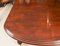 Vintage Victorian Revival Flame Mahogany Extending Dining Table 11