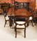 Vintage Victorian Revival Flame Mahogany Extending Dining Table 3