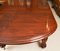Vintage Victorian Revival Flame Mahogany Extending Dining Table 12