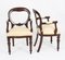 Vintage Extending Dining Table 10 Balloon Back Dining Chairs, Set of 11 17