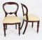 Vintage Extending Dining Table 10 Balloon Back Dining Chairs, Set of 11 15